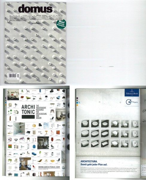 Domus - Erstausgabe in deutsch | Mai /Juni 2013