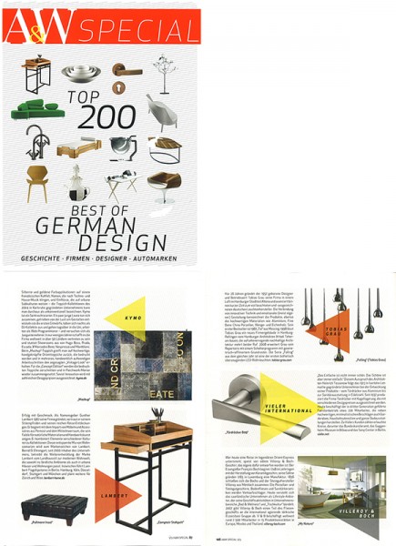 Architektur&Wohnen Special: „Top 200 best of german design“
